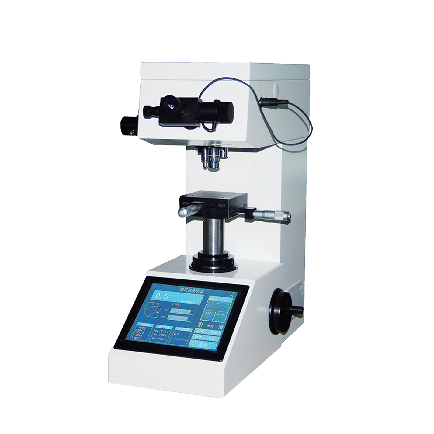 MHVS-5/10/30/50AT“奥龙芯”8寸屏数显自动转塔维氏硬度计